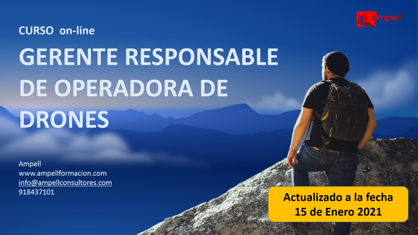 formación gerente operadora drones