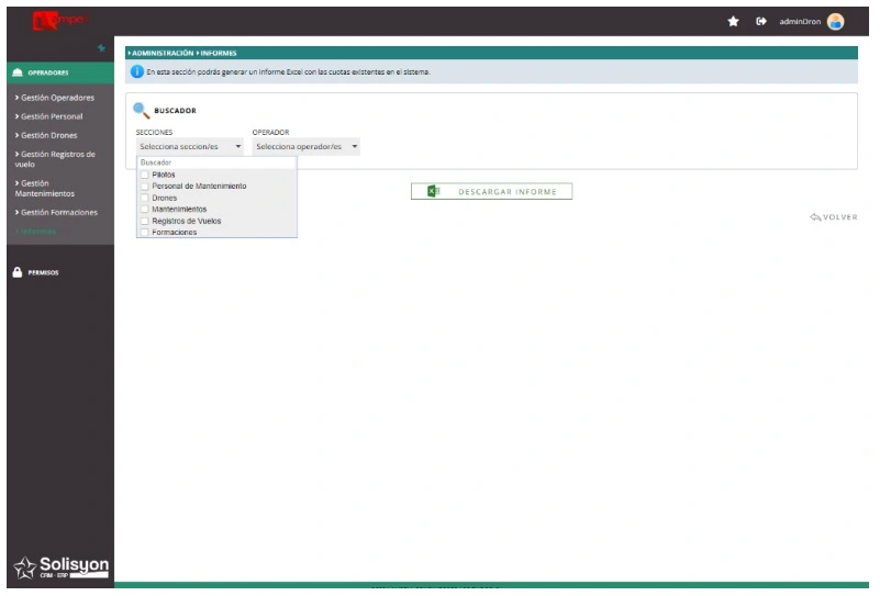 Software para operadores de drones